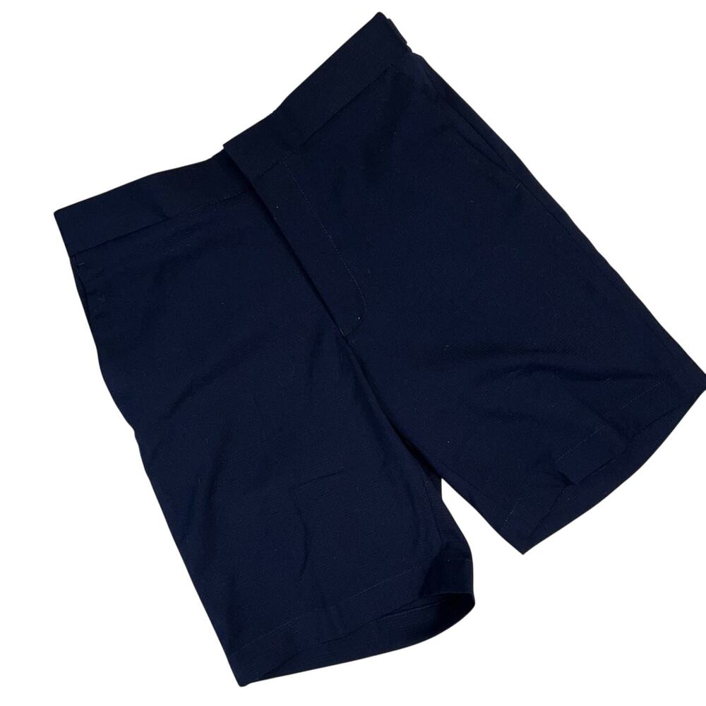 TOPMAN NWT Men's Size 28 Navy Blue Ripstop Shorts with Stretch Elastic